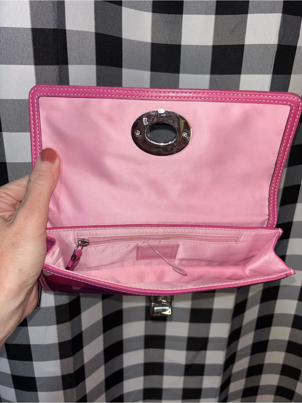 Coach Pink Optic Limited Edition Wallet - Picture 5 of 6